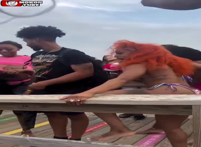 Video :You expected to have a peaceful day at the beach